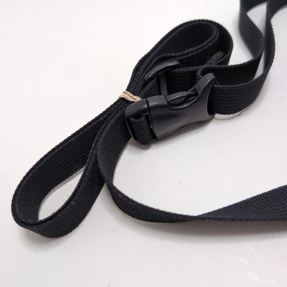 Roots Canvas Unisex Crossbody Bag Black Vintage - Picture 5 of 14